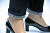 Джинсовые брюки "Евро длина" с начесом без молнии 2006-2103E цвет: чрный